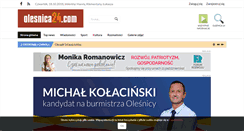 Desktop Screenshot of olesnica24.com