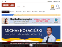 Tablet Screenshot of olesnica24.com